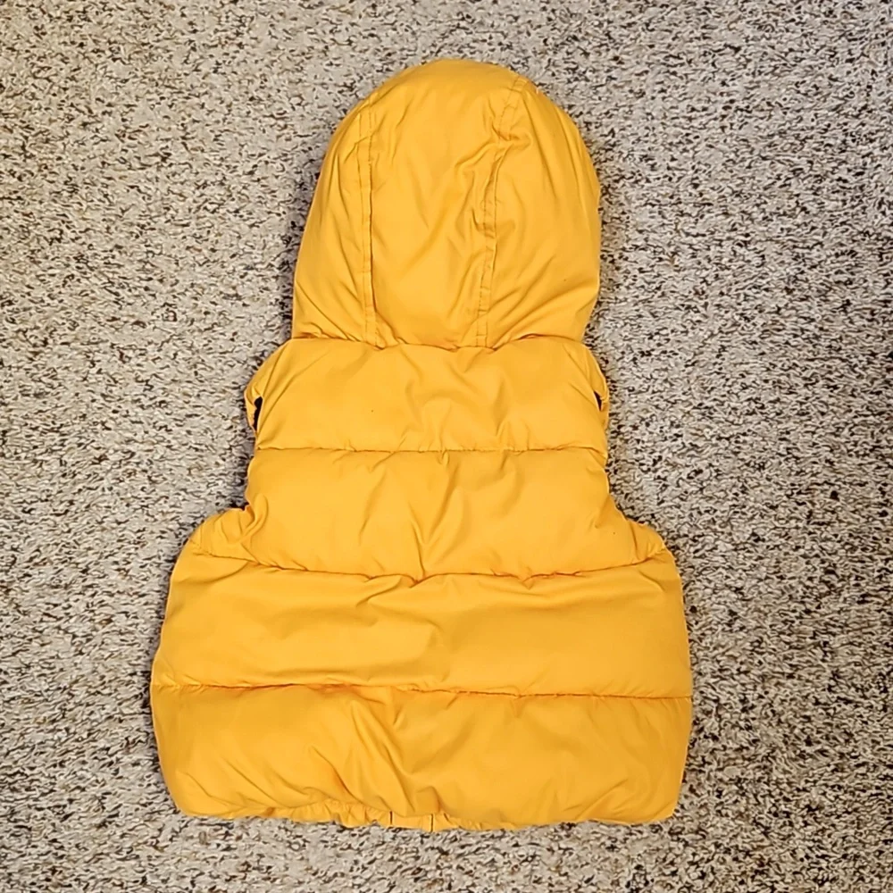 BABY GAP Yellow Puffer Vest Coat Jacket